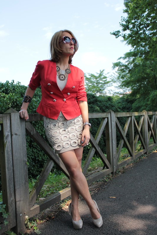 Margaret Dallospedale, Fashion blogger, The Indian Savage diary, Fashion blog, www.indiansavage.com, fashion tips, Lifestyle, How to wear, Red and beige outfit, 7