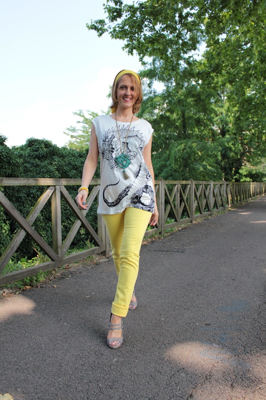 Margaret Dallospedale, Fashion blogger, The Indian Savage diary, Fashion blog, www.indiansavage.com, fashion tips, Lifestyle, How to wear, Yellow pants, 5