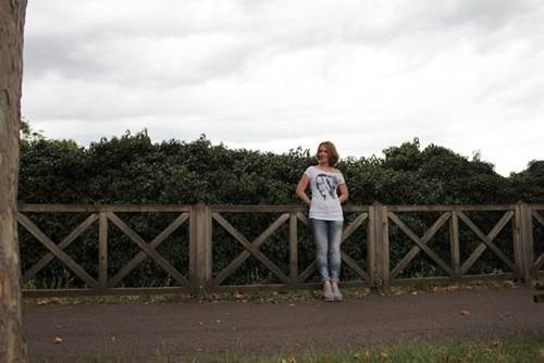 A special tee for my outfit with Auronia (Fashion outfit #35)