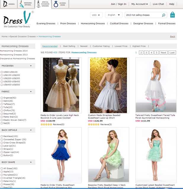 Dreaming with DressV.com (in collaboration with dressv.com)