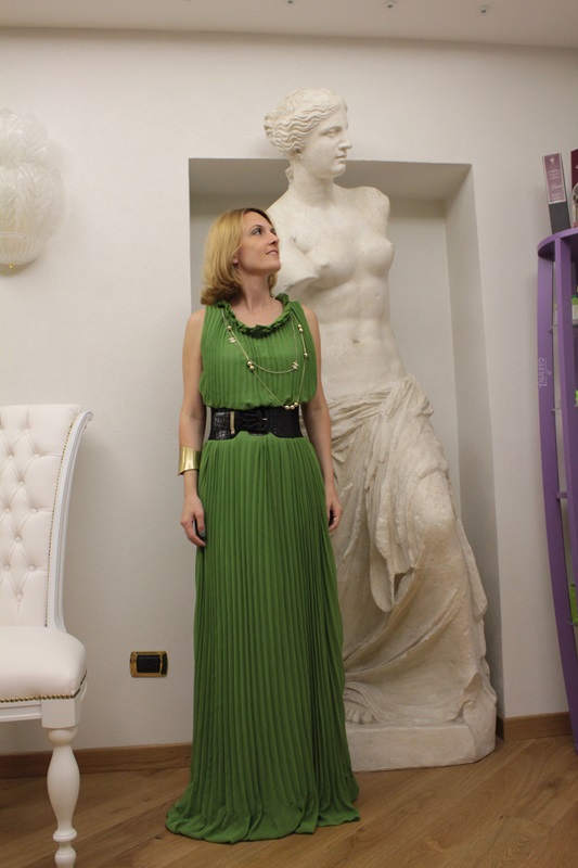 Margaret Dallospedale, Fashion blogger, Maggie Dallospedale Fashion diary, fashion tips, Lifestyle, Un vestito verde per una serata del mio lungo weekend a Roma, 4