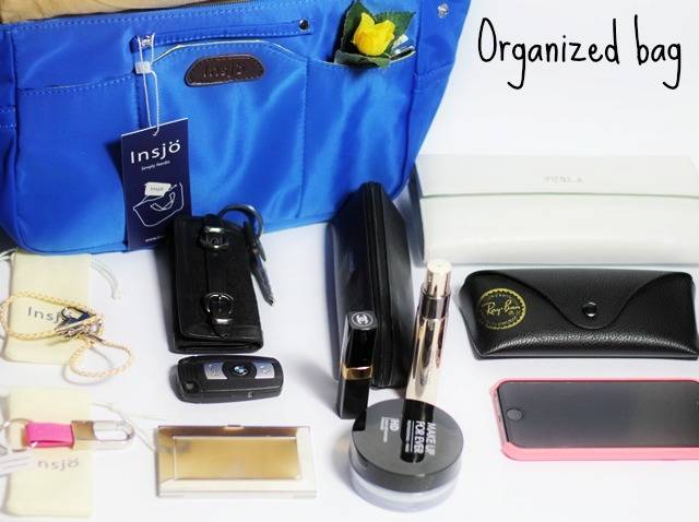 Organize bag with bagINbag of Insjö brand