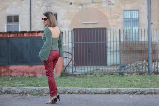 Cypress green outfit (Mix Match Winter Outfit)