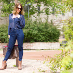 High waisted jeans with Les Naturelles new colletion