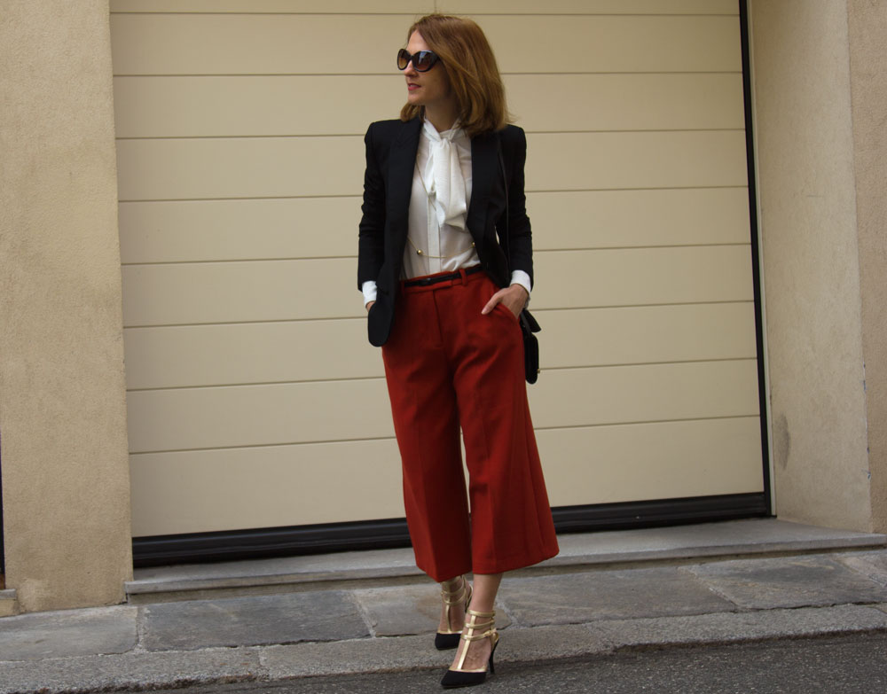 Culottes pants outfit of the day (spring look)