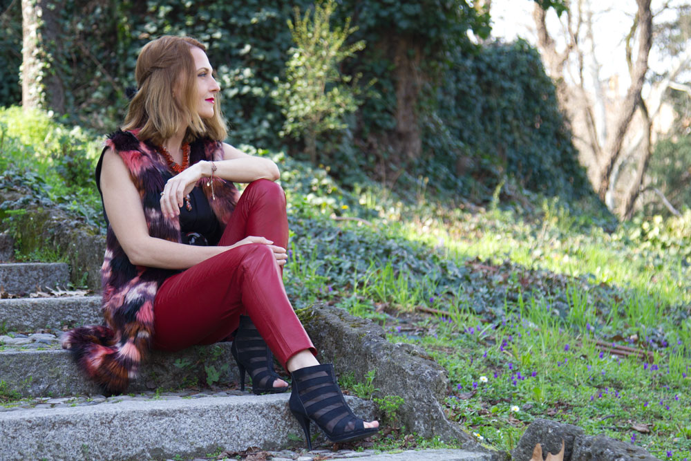 Burgundy leather pants (shannara inspiration)