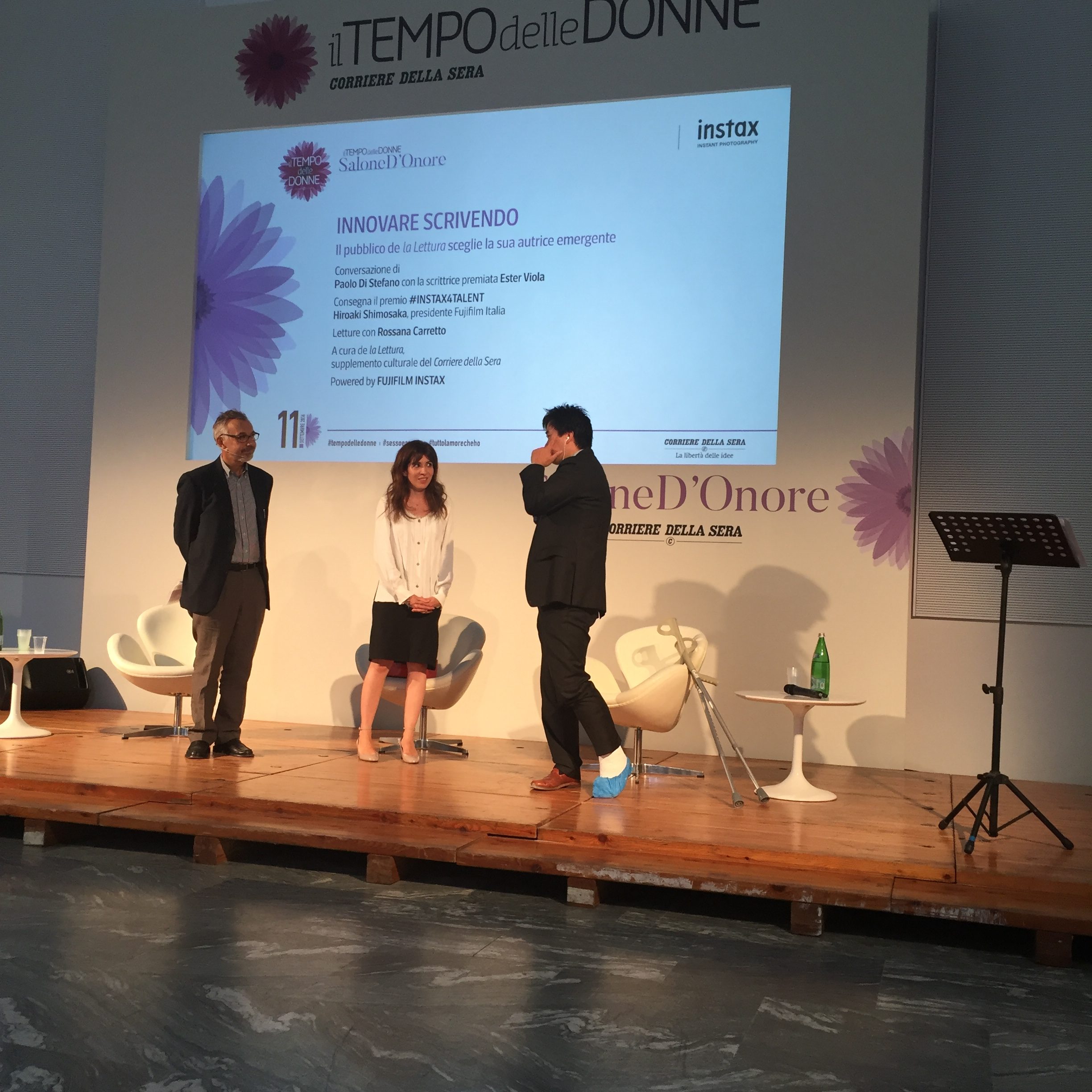 In occasione dell'evento "Il Tempo delle Donne", che si è tenuto presso la triennale di Milano, Instax ha assegnato anche quest'anno l'award #Instax4Talent