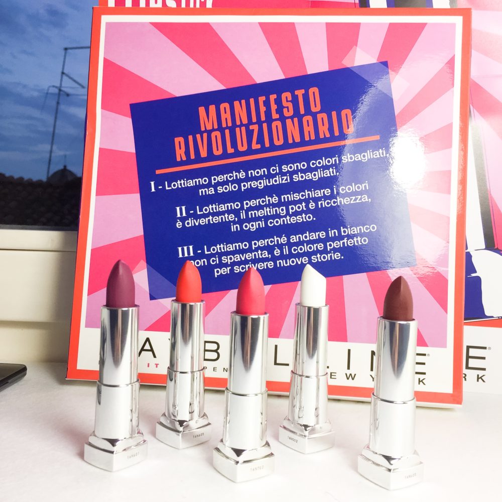 Maybelline Lipstick Revolution for a perfect lip art class