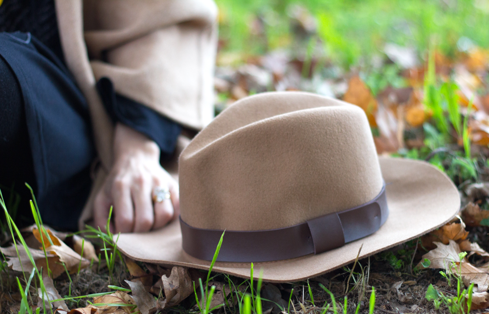 Camel winter hat