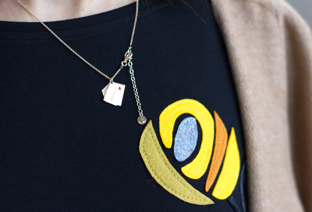 Collana con ciondolo messaggio personalizzato