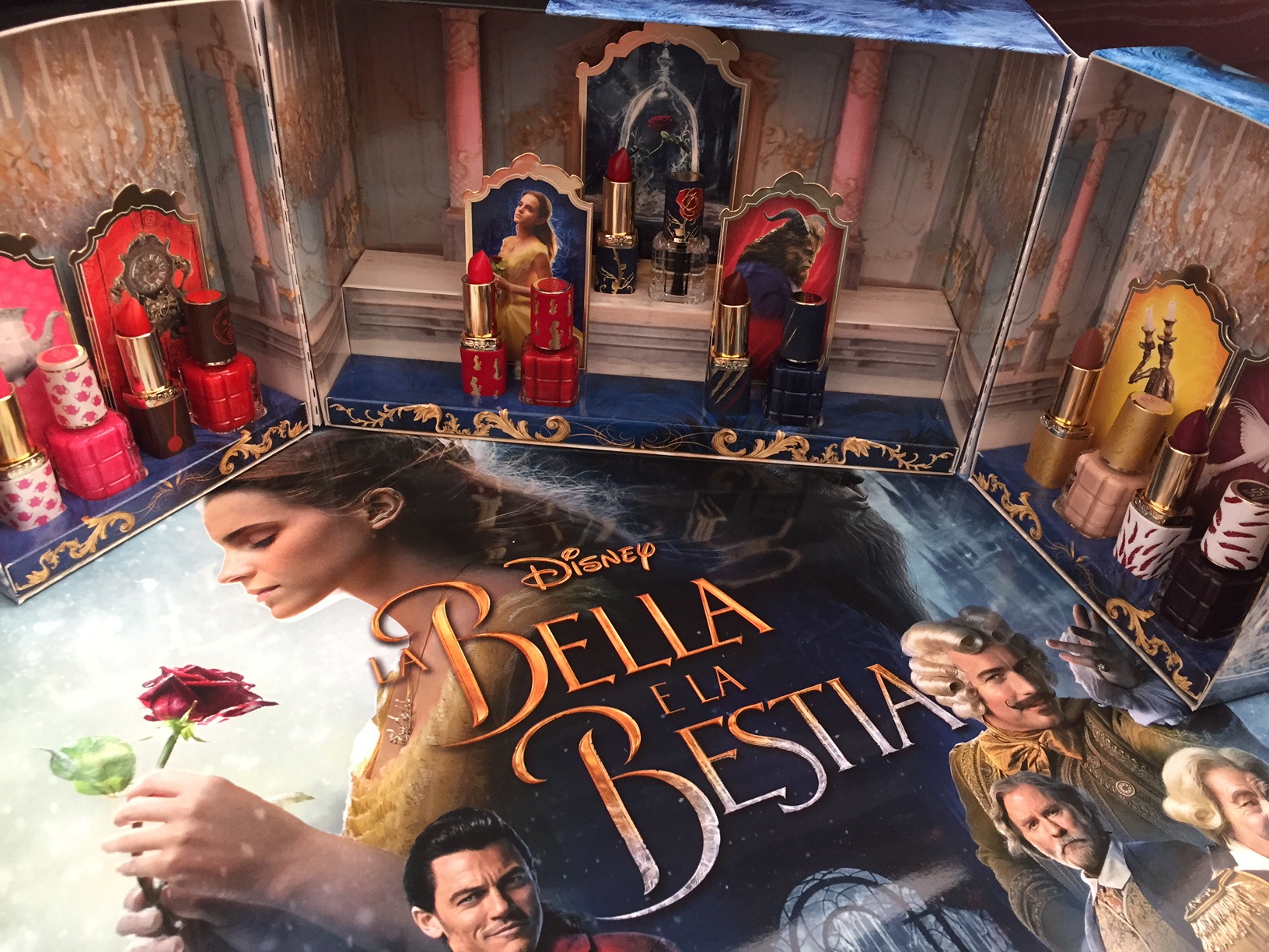 La Bella e la Bestia collezione rossetti smalti by L'Oréal makeup designer Paris