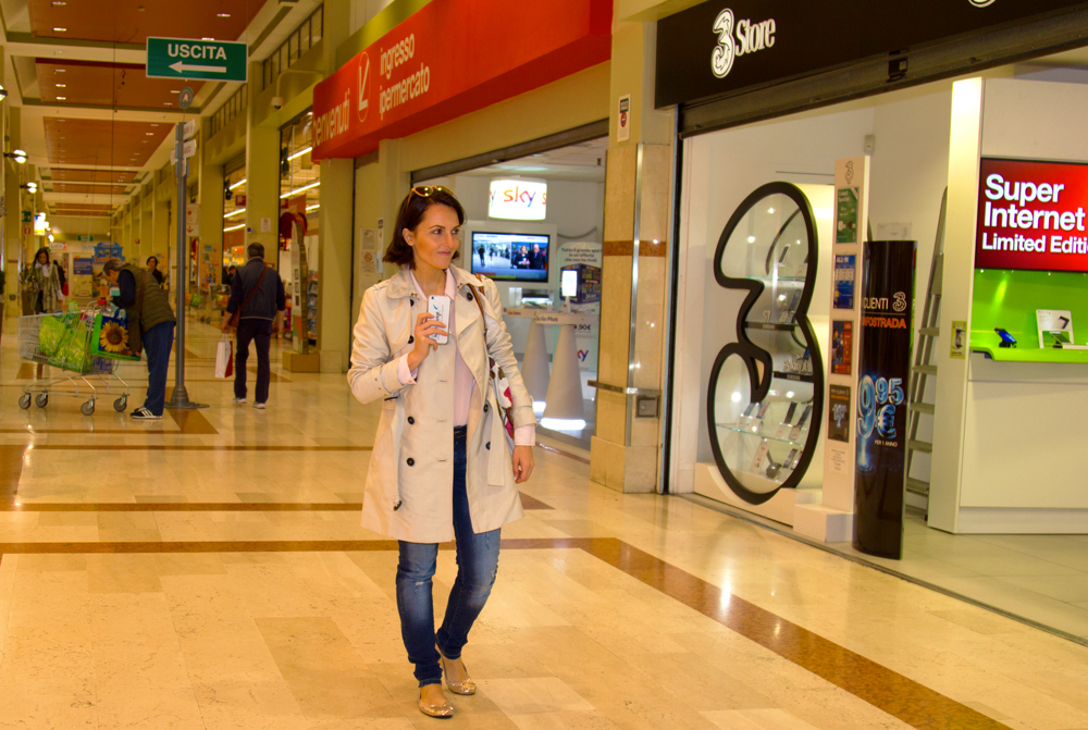 Una giornata di shopping al centro commerciale Auchan di San Rocco al Porto