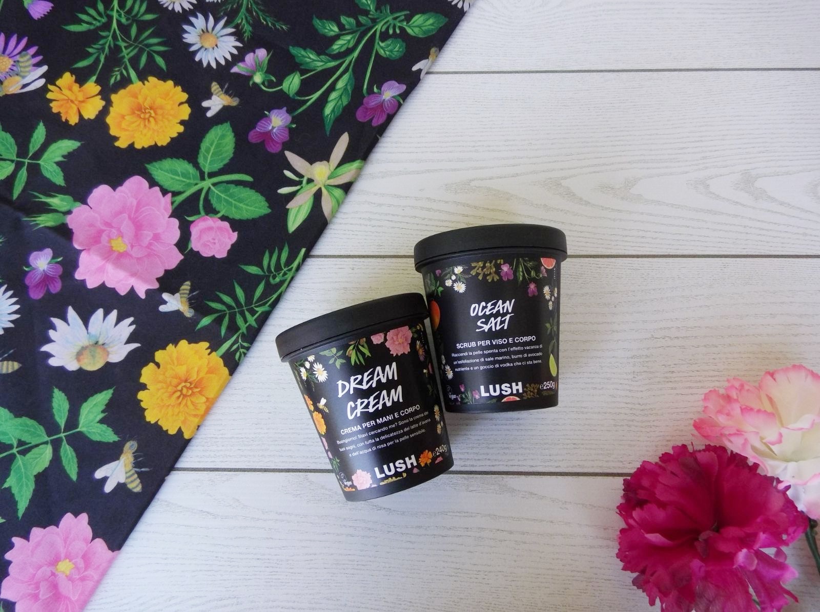 Scrub viso e corpo e crema mani e corpo firmati Lush