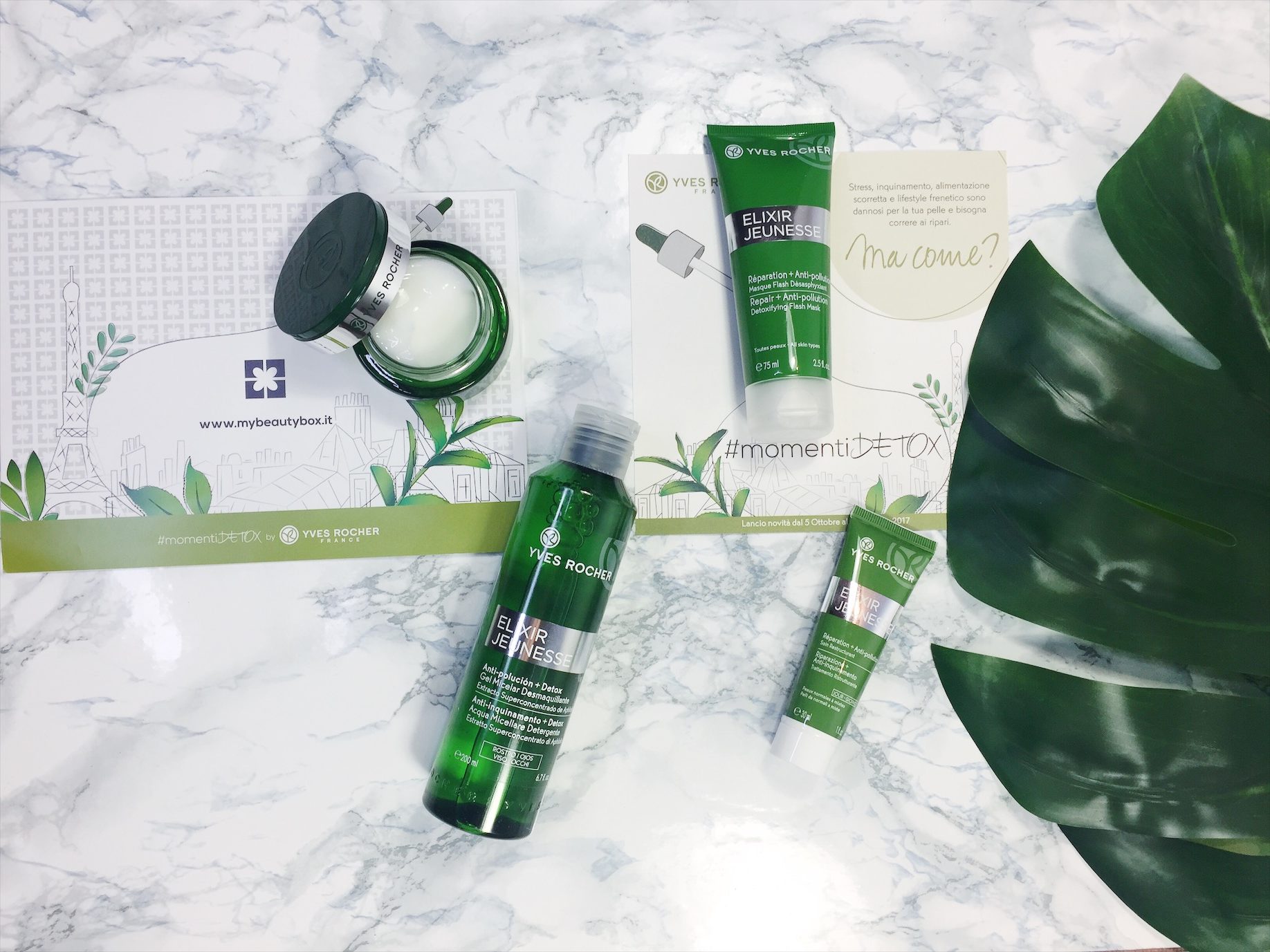 Yves Rocher firma la nuova My Beauty Box Italia "Momenti Detox"