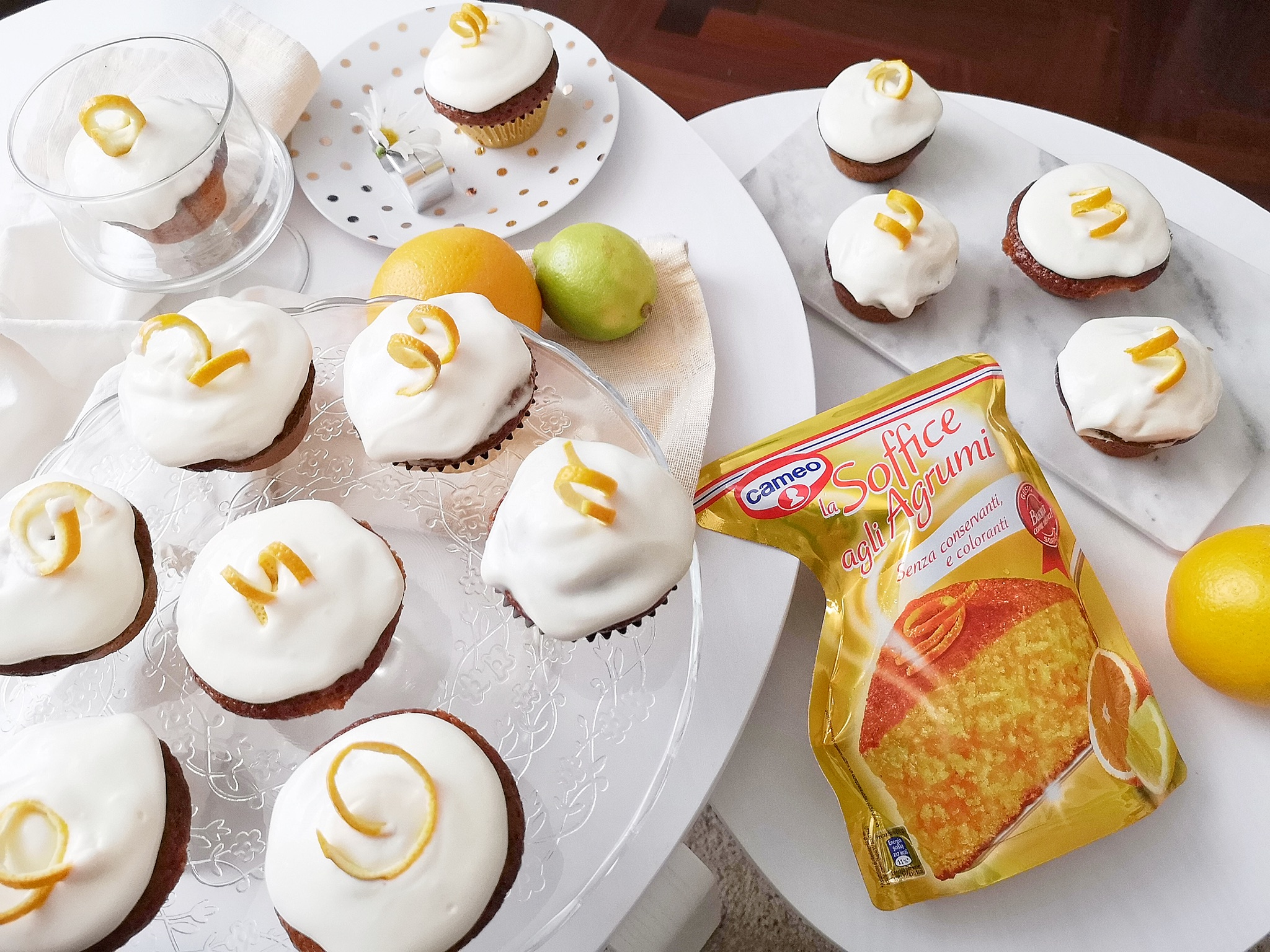 Cupcakes semplici e veloci con frosties all’arancio grazie a Cameo Le Soffici