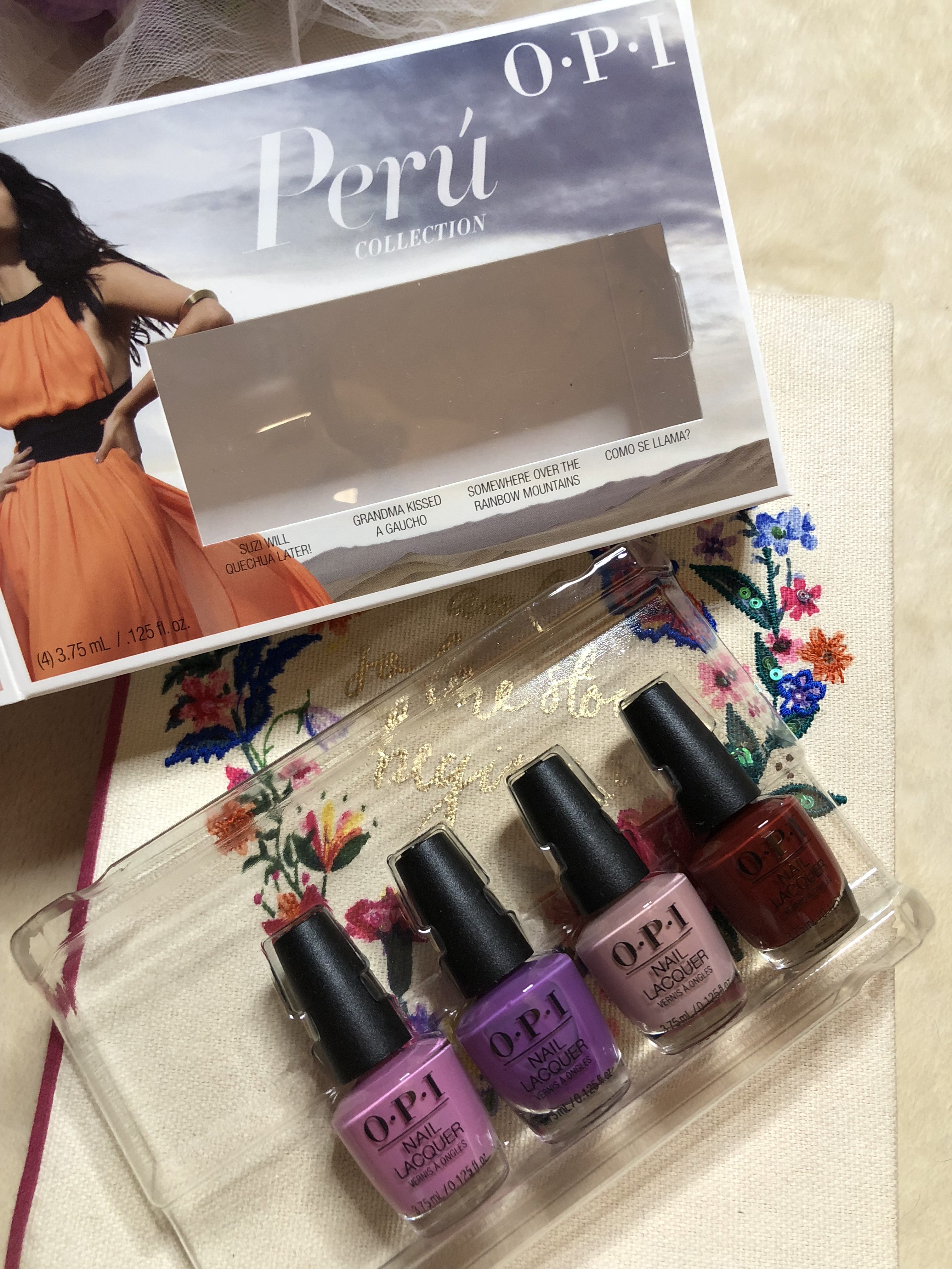 Perù Collection: la nuova collezione di smalti Opi (quattro nuance adorabili)