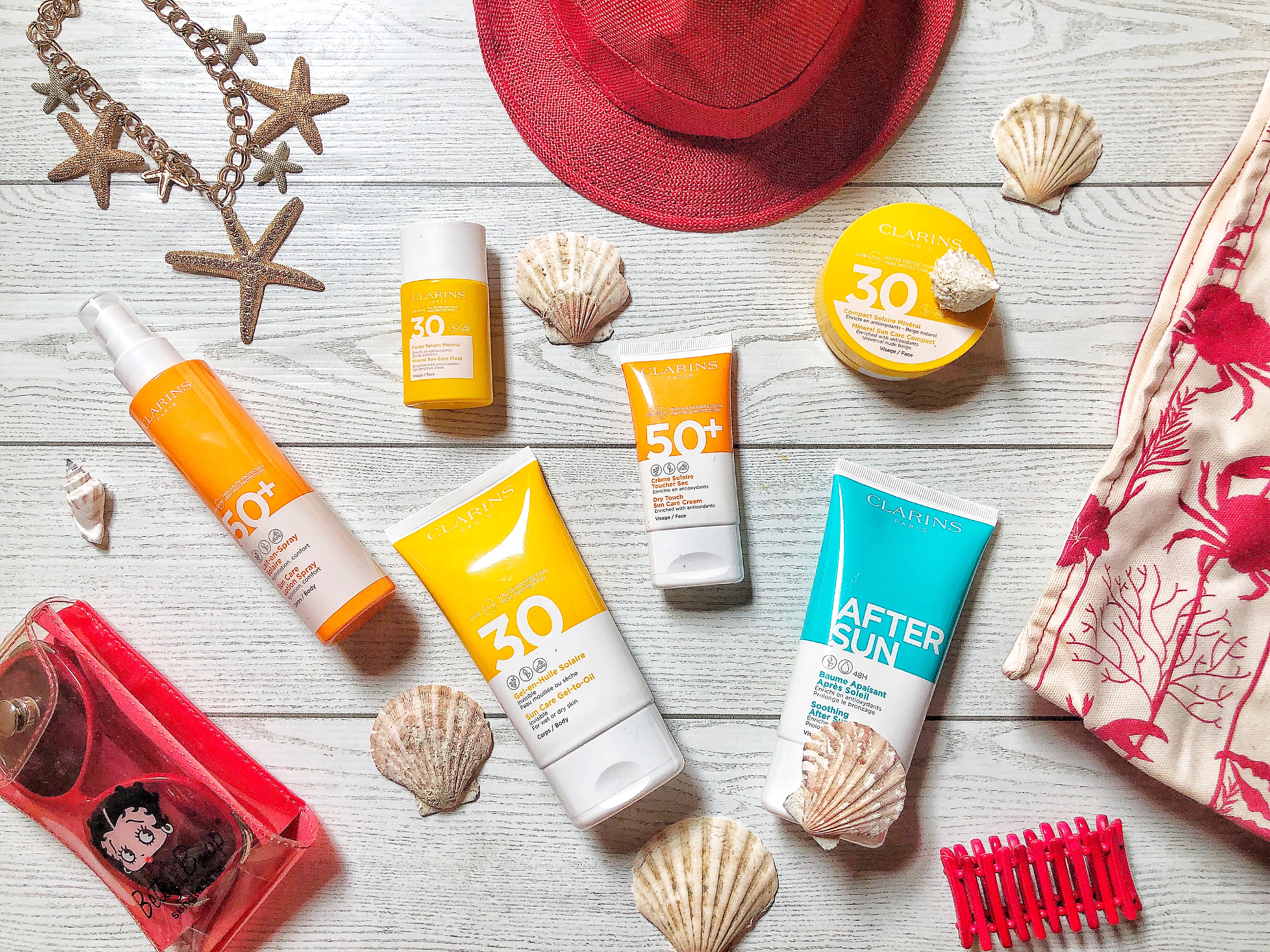Trattamenti solari Clarins per un’abbronzatura perfetta e sicura!