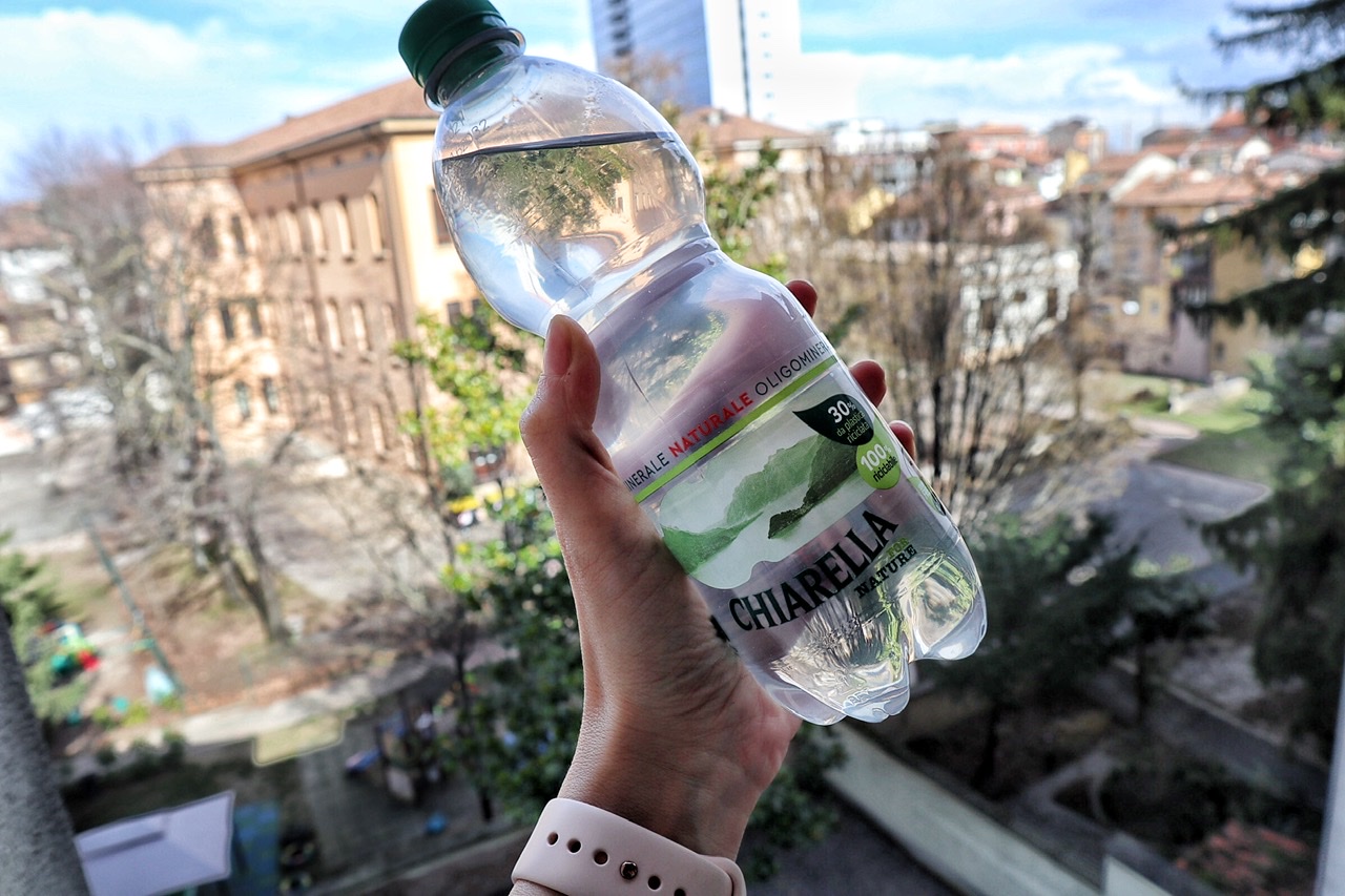 Bottiglia Chiarella 100% riciclabile (l’acqua che piace alla natura)