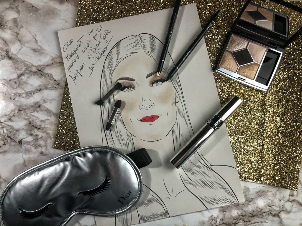 Trucco perfetto per Capodanno firmato Dior e creato da Davide Frizzi