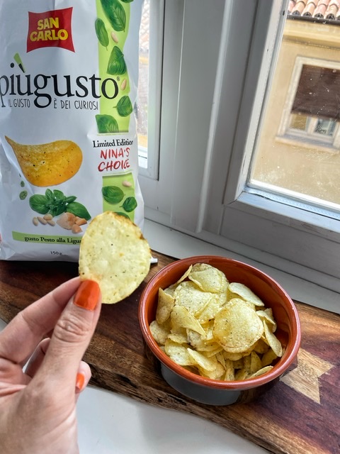 Pesto alla Ligure: il nuovo gusto delle patatine piùgusto