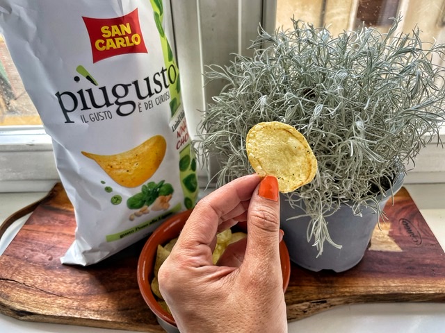 Pesto alla Ligure: il nuovo gusto delle patatine piùgusto