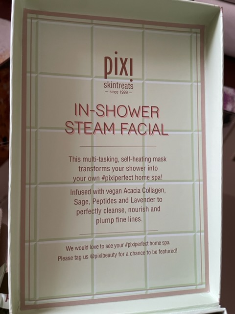 In-Shower Steam Facial: la maschera a vapore di pixi beauty