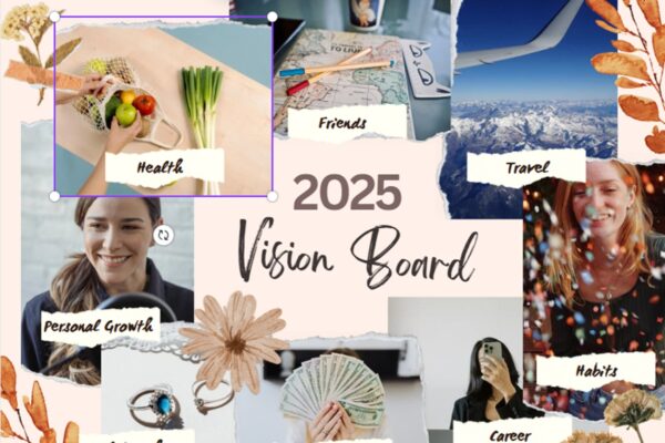 Crea la tua Vision Board 2025: una guida completa