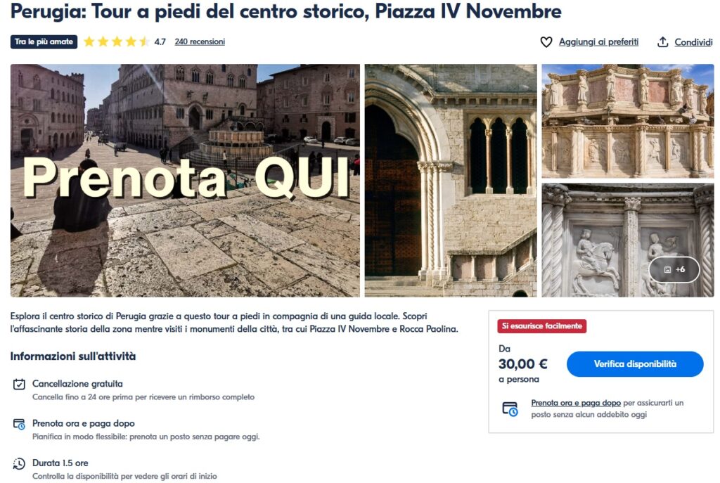 Cosa vedere a Perugia: guida alle meraviglie della città umbra