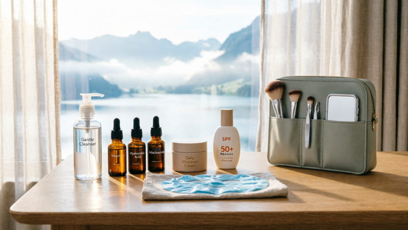 Skincare da viaggio: la routine salvapelle per cancellare il jet lag e illuminare il viso
